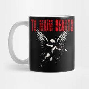 Creepy and Cute Grunge Cupid: To Maim Hearts Mug